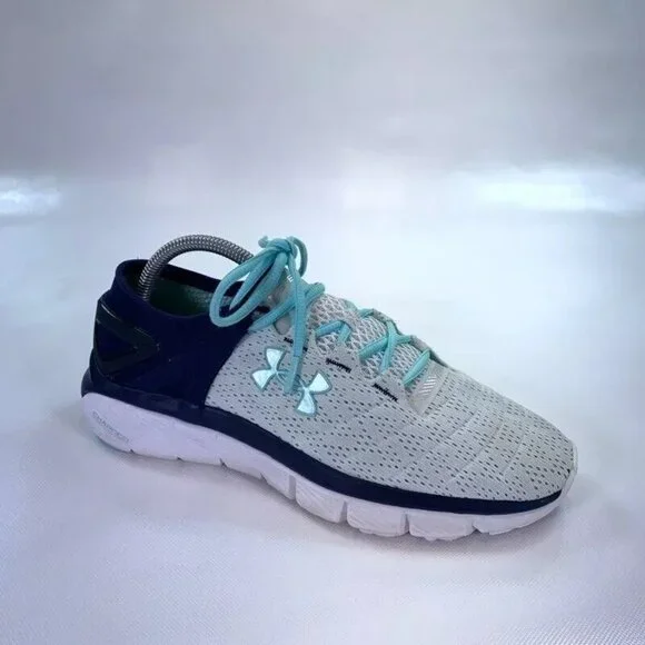 Under Armour Womens Speedform Fortis Running Shoes Blue 1258728-100 Low Top 10 M - Picture 4 of 11